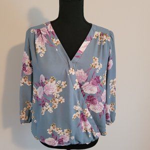 Honey Punch Waly Crossfront Blouse